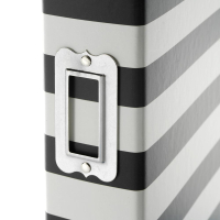 Simple Stories SN@P! Designer Binder 6x8 Inch Black Stripe (3994)